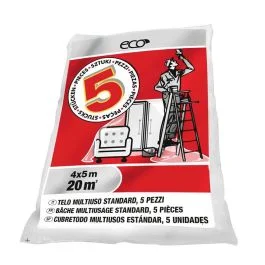 Kit 5 teli universali protezione mt 4x5 Super Prezzo
