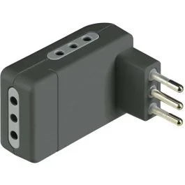 Adattatore 10a piatto triplo grigio Affare