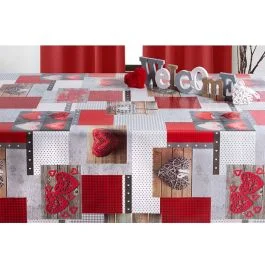 Tovagliato cerato, h. 140 cm, cuori Super Prezzo