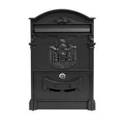 Promozione Cassetta posta nero/ghisaallum.c/serratura e cilin