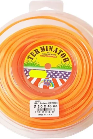 Spedizione Espresso TerminatorFilo nylon quadro x decespugliatore mm3x46 mt.EAN: 8011353406786