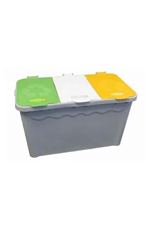 Acquista Ora Due buoiHouse&style 7522 vulcano unitris contenitore raccolta differenziata ferma buste, grigio, 44 x 80 x 45 cmEAN: 8024007075221