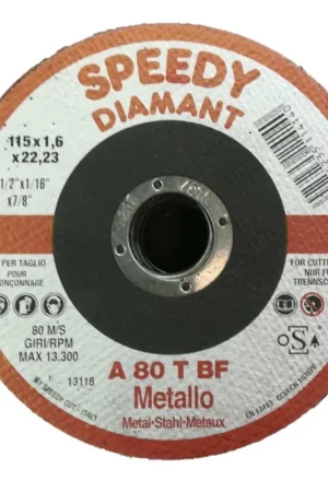 Speedy diamantDisco abrasivo da taglio 115x1,6aEAN: 8025235114140 Spedizione Espresso