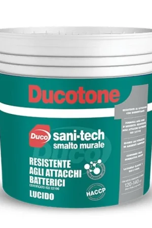 Direttamente Dal Produttore DucoDucotone sani-tech opaco bianco calibrato lt 1EAN: 8025160131298