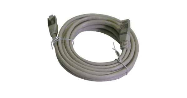 CAVO DI RETE CAT 5 FTP SCHERMATO MT.3 GRIGIO Spedizione Gratuita