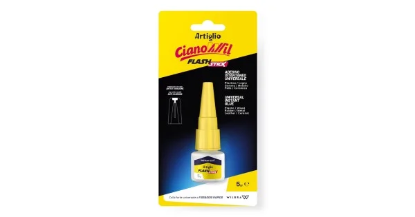 Ultimissimo Modello ADESIVO CIANOACRILICO ARTIGLIO CIANOWIL GR.5 ART.GA106