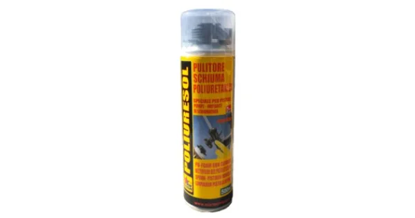 Spedizione Gratuita PULITORE X SCHIUMA POLIURETANICA SPRAY ML.500 POLIURESOL