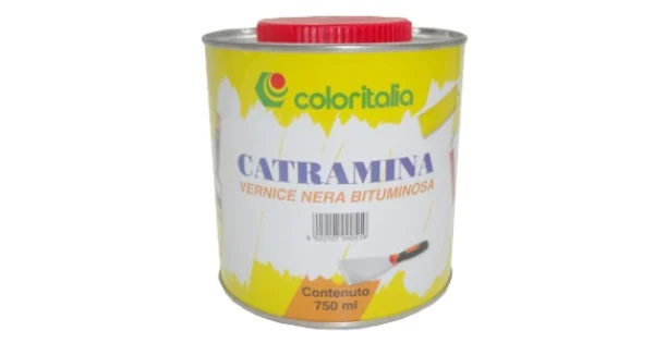 CATRAMINA VERNICE NERA BITUMINOSA ML.750 ART.905.1 Promo Stagionale