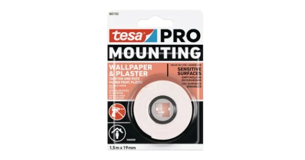 Sconto NASTRO BIADESIVO MOUNTING PRO MURO MM.19 MT.1,5 BIANCO 66743