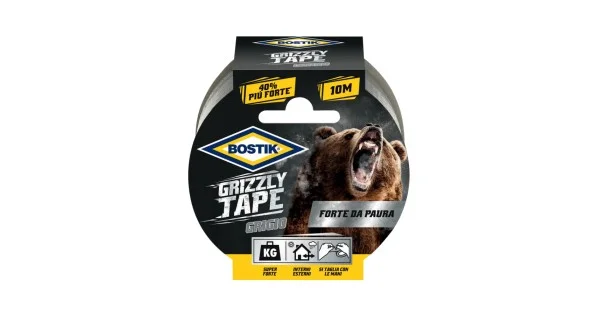 Soddisfatti O Rimborsati NASTRO TELATO BOSTIK GRIZZLY TAPE GRIGIO MM.50 MT.10 D6150