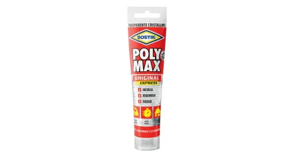 ADESIVO SIGILLANTE POLY MAX CRISTAL TUBO GR.115 Non Perdere