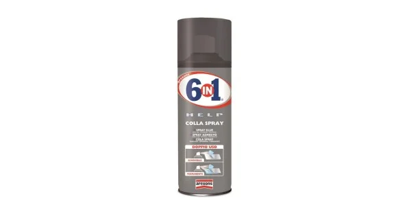 6 IN 1 HELP COLLA SPRAY DOPPIA AZIONE ML.400 ART.4316 Ultimissimo Modello