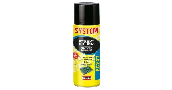 SYSTEM DETERGENTE ELETTRONICA EC247 SPRAY ML.400 Spedito Oggi