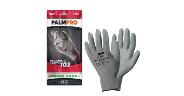 Vendita Finale GUANTI POLIURETANO GRIGIO PALMPRO 102 TG.8 (L) NPU