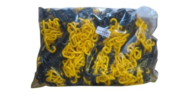 Di Tendenza CATENA PLASTICA GIALLO/NERA MM.8 (MT.25)