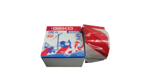 Direttamente Dal Produttore NASTRO SEGNALETICO BIANCO/ROSSO MM.70 MT.200 ART.200/2