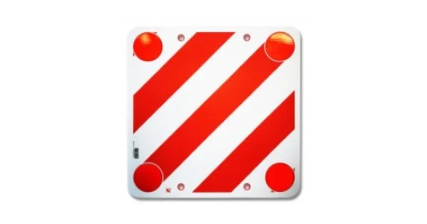 Reso Gratuito CARTELLO CARICO SPORGENTE NON OMOLOGATO CM.50X50 RESINA SINTETICA