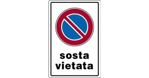 Prezzo Ridotto CARTELLO ALL. MM.300X200 SOSTA VIETATA