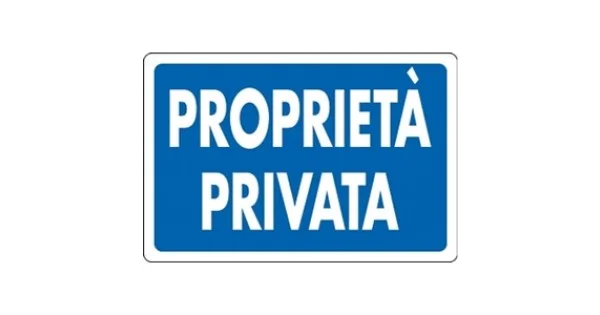 Scelto Dai Clienti CARTELLO ALL. MM.300X200 PROPRIETA' PRIVATA