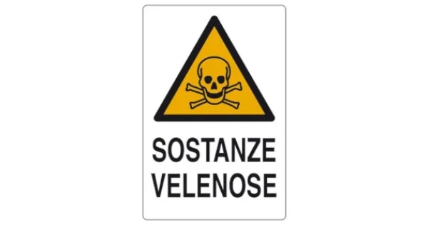 CARTELLO ALL. MM.300X200 SOSTANZE VELENOSE Offerta