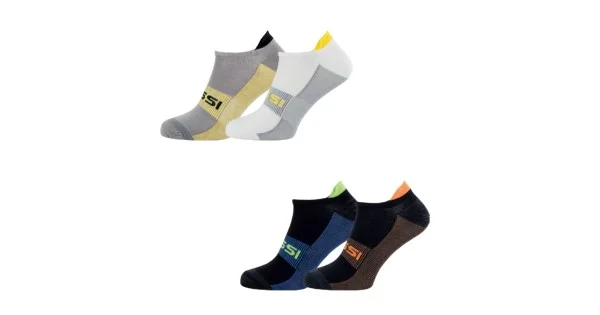 CALZA CORTA SNEAKER TAPE BAMBU' 2 PAIA TG.43-46 YFAS049 Più Venduto