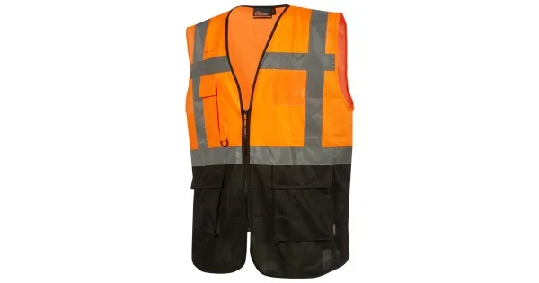 GILET ALTA VISIBILITA' MULTITASCHE DIADEM TG.L/XL ARANCIO FLUO ART.HL377OF Promozione Esclusiva