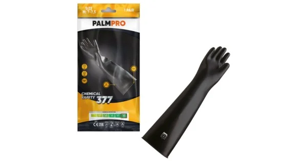 Super Prezzo GUANTI LATTICE GOMMA NATURALE EXTRA LUNGO WORKMAN 1.1 PALMPRO 377 TG.XXL ART.ND-60