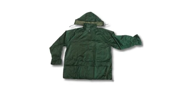 Subito Disponibile IMPERMEABILE CAPPOTTO VERDE FIBRA NYLON TG.XXL