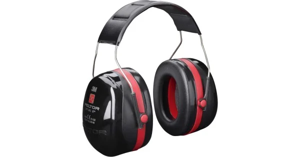 CUFFIA ANTIRUMORE OPTIME III NERA/ROSSA 35DB PELTOR H540A-411-SV Super Prezzo