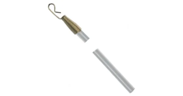 ASTA SPINGITENDA POLISTIROLO TRASP. CM.125 MOLLA OTTONATA Spedizione Espresso