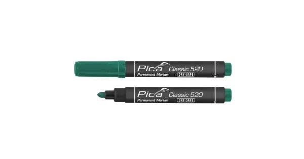 Economico PENNARELLO PUNTA TONDA VERDE PICA-CLASSIC ART.520/36