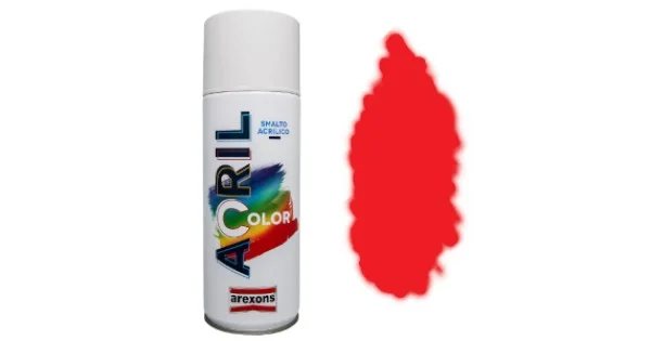 SPRAY ACRILICO ROSSO TRAFFICO RAL 3020 ML.400 ART.3938 Popolare