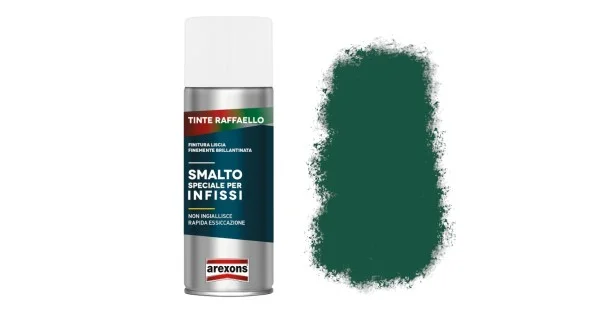 SPRAY SPECIALE X INFISSI VERDE METALLIZZATO ML.400 ART.3204 Scelto Dai Clienti