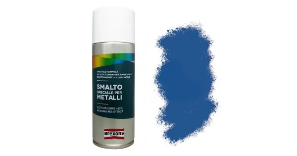SPRAY SPECIALE METALLO BLU TRAFFICO BRILLANTE ML.400 ART.3845 Consegna Rapida