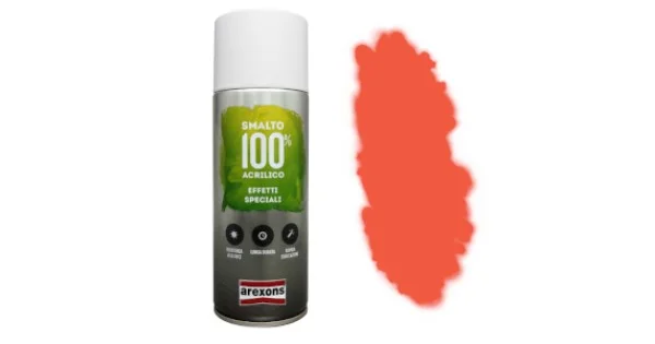 Spedizione Espresso SPRAY ACRILICO ROSSO FLUORESCENTE ML.400 ART.3689