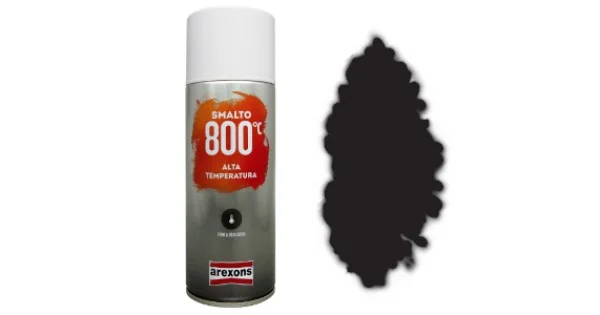 Direttamente Dal Produttore SPRAY ACRILICO ALTE TEMPERATURE NERO ML.400 ART.3332