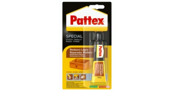 Super Prezzo STUCCO ADESIVO LEGNO RESTAURO CHIARO GR.50 PATTEX