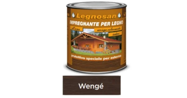 IMPREGNANTE ALL' ACQUA LEGNOSAN WENGE ML.750 Prezzo Di Fabbrica