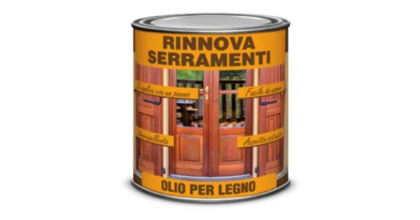 Saldi OLIO PER LEGNO RINNOVA SERRAMENTI ML.750