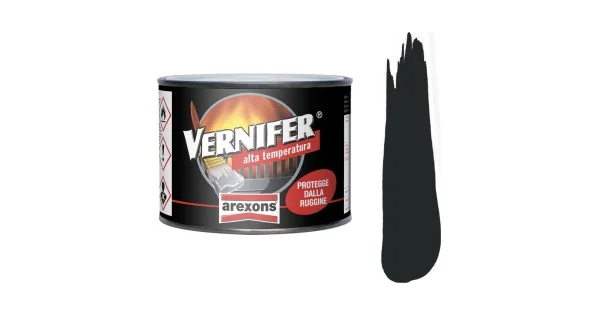 VERNIFER ALTE TEMPERATURE NERO SATINATO ML.500 ART.4765 Più Venduto