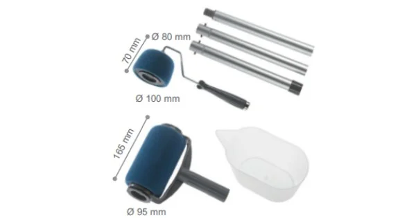 RULLO ANTIGOCCIA NO STOP-PAINT C/SERBATOIO + ACCESSORI ART.1142 KIT Subito Disponibile