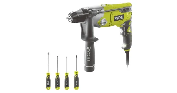 TRAPANO A PERCUSSIONE 1200W RPD1200-K + SET GIRAVITI RHSDS4PC Offerta