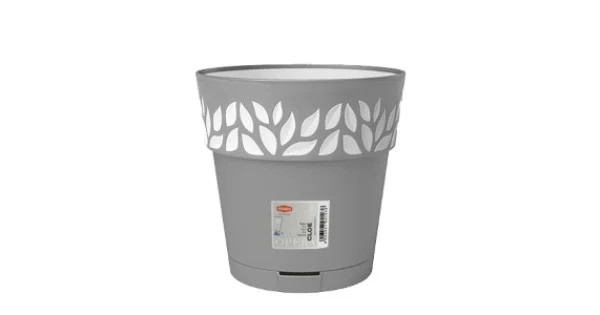 VASO OPERA CLOE D.25 H.25 GRIGIO PIETRA ART.94124 Prezzo Di Fabbrica