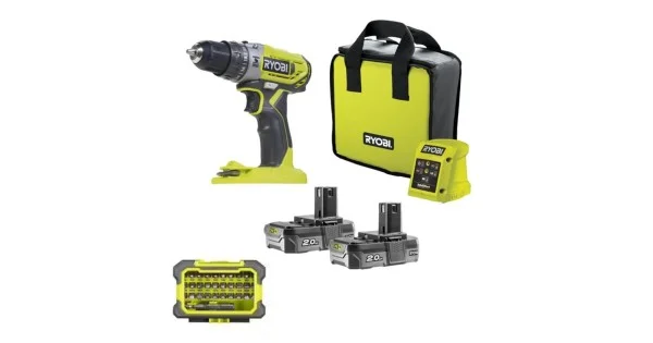 Direttamente Dal Produttore AVVITATORE A PERCUSSIONE 18V 2,0AH LITIO + ACCESSORI R18PD2-220SA31