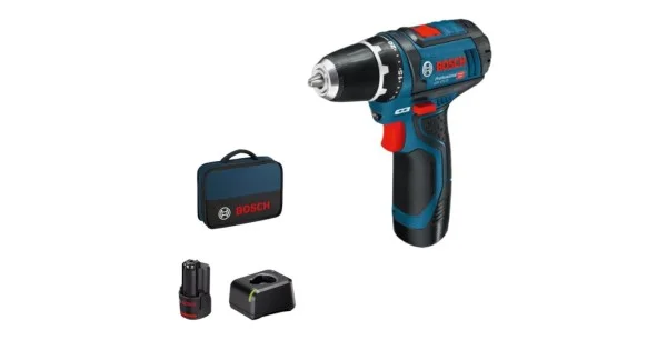 AVVITATORE 12V 2x2,0AH LITIO GSR 12V-15 + BORSA Popolare