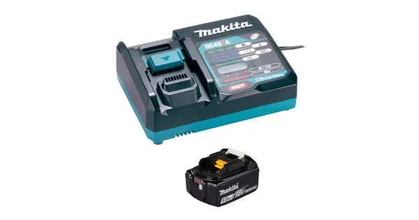 BATTERIA 40V 5,0AH LITIO PZ.1 + CARICABATTERIE DC40RA KIT ENERGY P-84850 Soddisfatti O Rimborsati