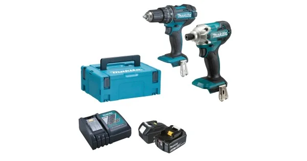 AVVITATORE A PERCUSSIONE DHP482 + AVVITATORE IMPULSI DTD156 DLX2337J Prezzo Ridotto