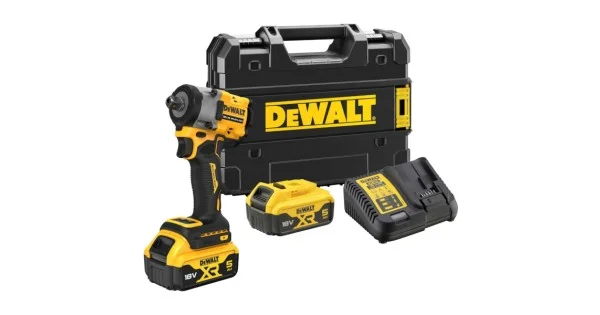 AVVITATORE AD IMPULSI 1/2" 18V 5,0AH LITIO BRUSHLESS 406NM + 2 BATTERIE DCF922P2T Nuovo Arrivo