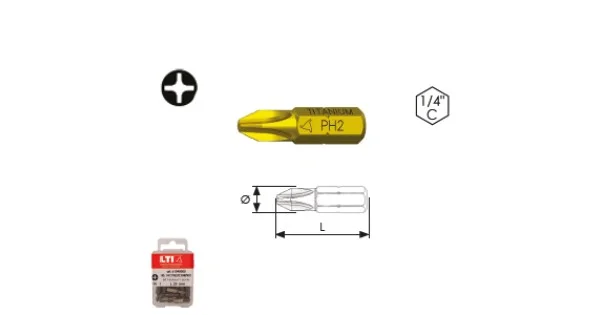 Economico INSERTO PH3 L.25 TITANIO