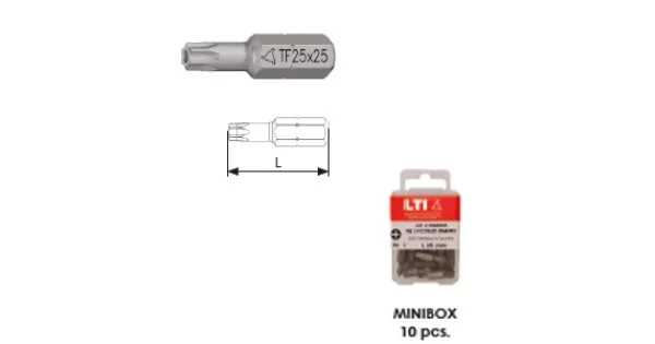 Sconto INSERTO TORX C/FORO DA 30 L.25